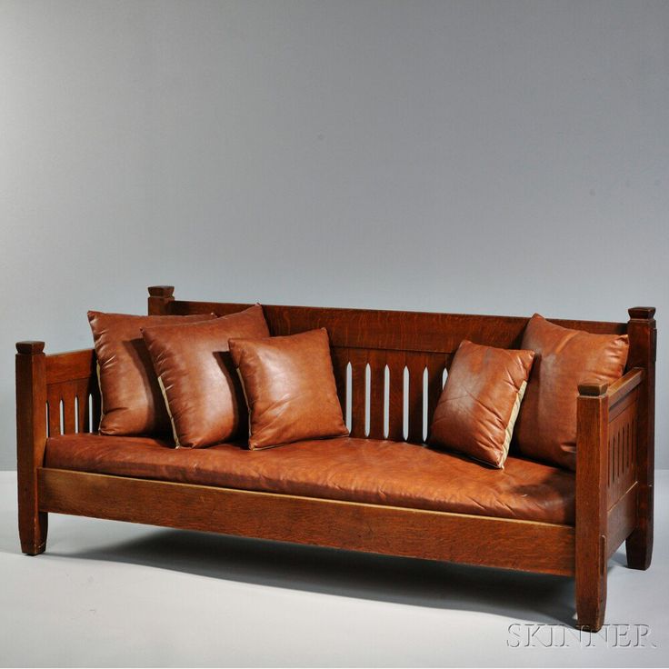 78 Best Craftsman Style Sofas Images On Pinterest Quaint Arts And Crafts Settle