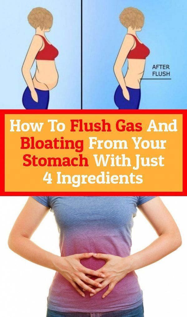 How To Flush Gas And Bloating From Your Stomach With Just 4 Ingredients