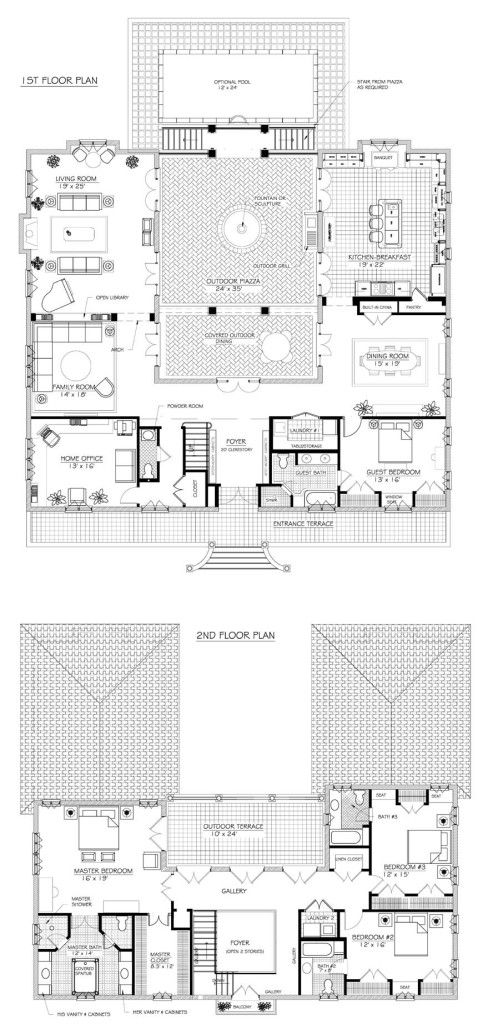 best 20+ courtyard house plans ideas on pinterest | house floor best 20+ courtyard house plans ideas on pinterest | house floor