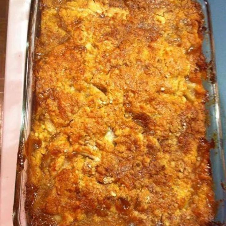 Caramel Apple Cobbler | Recipe | Canned apple pie filling ...