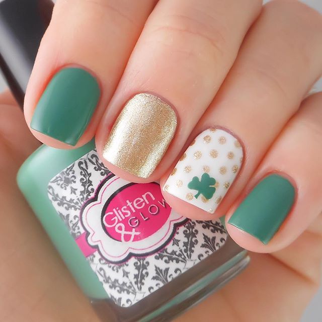 St Patrick S Day Nails Luck O The Irish Saint St Patrick S Day Nails Luck O The Irish Saint Recipes And Ideas In 2018 Pinterest Nail Art Designs