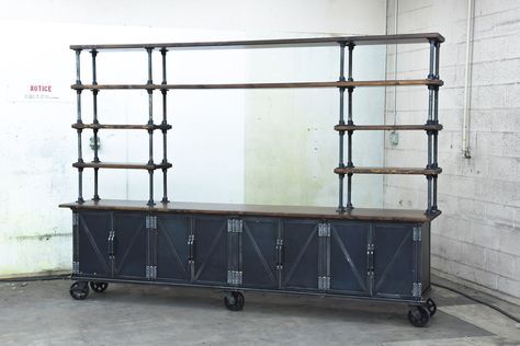 Ellis Entertainment Center Vintage Industrial