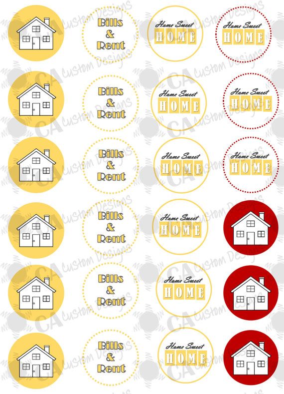 Housewarming Party Cupcake Toppers By CACustomDesigns On Etsy Housewarming Party Cupcake Toppers By CACustomDesigns On Etsy