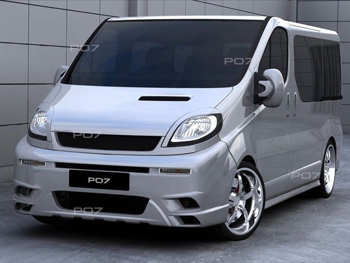 Opel Vivaro Renault Trafic Spoiler-Set Front Heck Stoßstange Seitenschweller