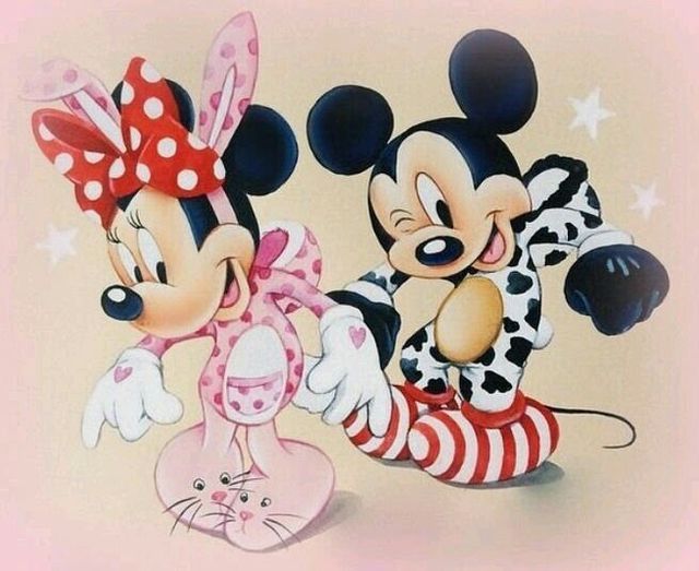 Mickey and minnie anime
