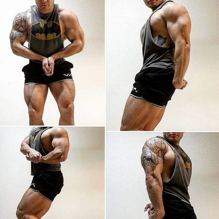 Model tattoo gym retro