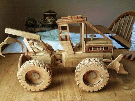 Grapple skidder | LumberJocks Projects | Wood toys plans 