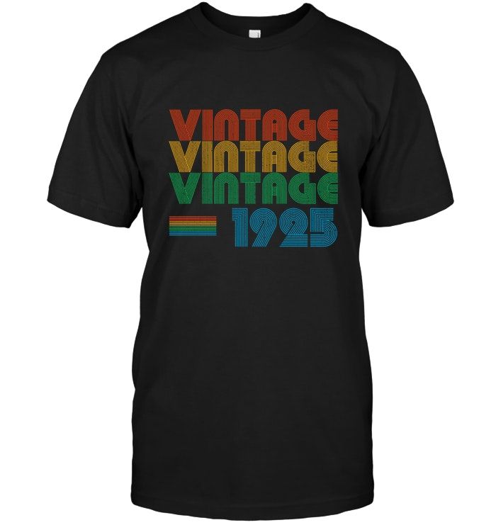 Vintage 1925 Original Parts 93th Years Being Awesome T Shirt Vintage 1925 Original Parts 93th Years Being Awesome T Shirt