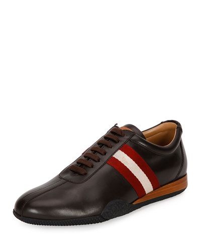 bally men's astel trainspotting leather runner sneakers
