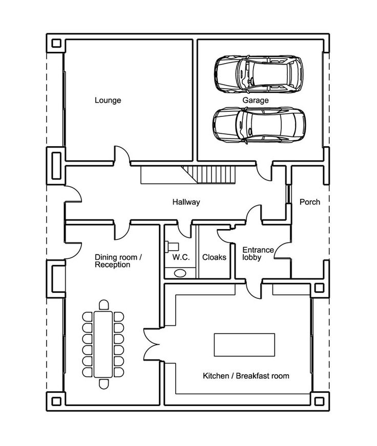 10 best Plans images on Pinterest Floor plans, Bathroom and Home ideas - plan maison sans couloir 10 best Plans images on Pinterest Floor plans, Bathroom and Home ideas - plan maison sans couloir