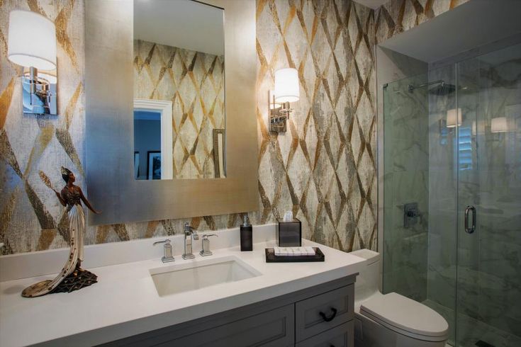 53 Ways to Use Bold Wallpaper In Your Bathroom - HGTV.com | HGTV