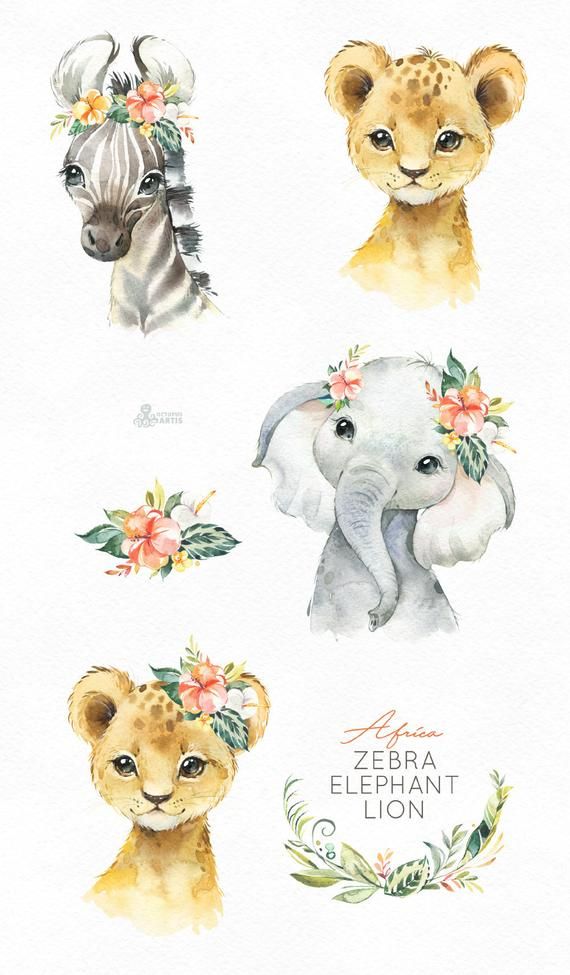 WALDFREUNDE in A3 Kunstdruck Poster Kinderzimmer Geschenk Tiere Bär Fuchs Kind