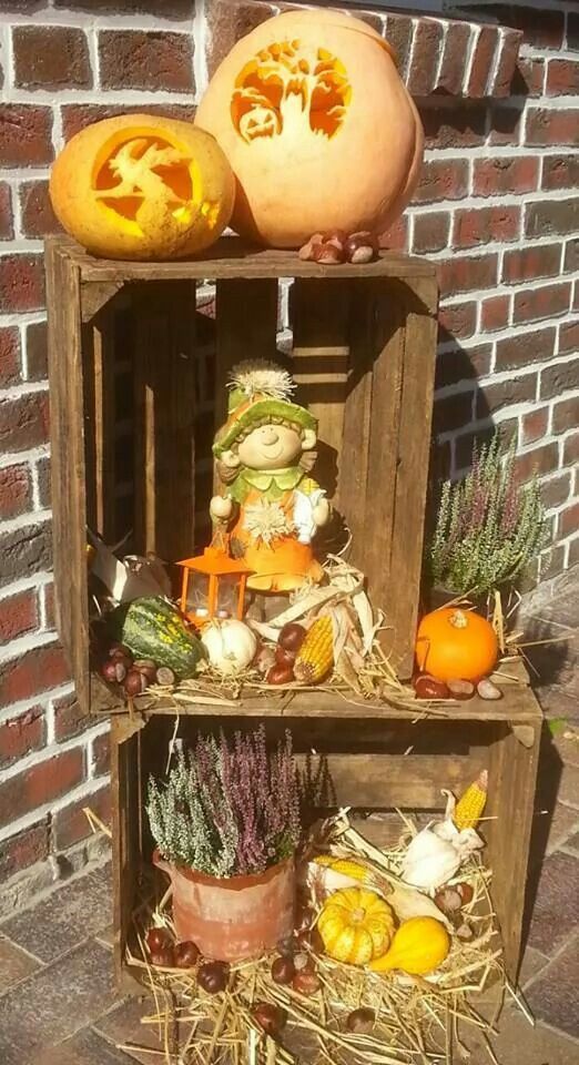 Herbst Dekoration - #dekorationhauseingang