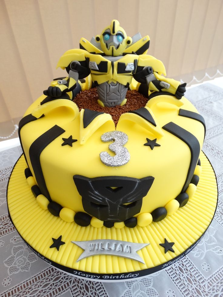 Diy Transformer Birthday Cake Diy Transformer Birthday Cake