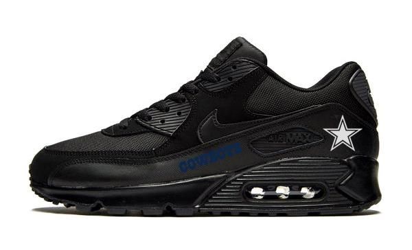 Dallas Cowboys Navy Custom Nike Air Max 90 Shoes Black - Bandana ... Dallas Cowboys Navy Custom Nike Air Max 90 Shoes Black - Bandana ...