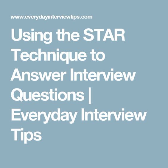 star based interview questions