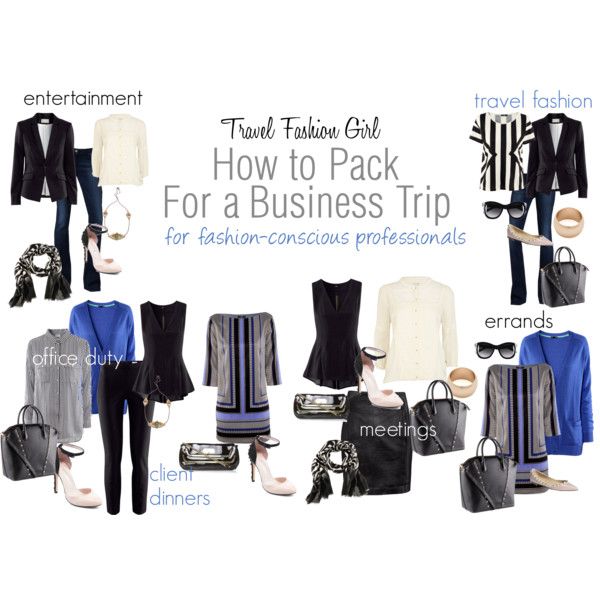 business trip packing list