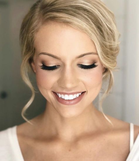 Braut Make-up-Ideen; Hochzeit Make-up für braune Augen; blaue Augen; Hochzeit M...