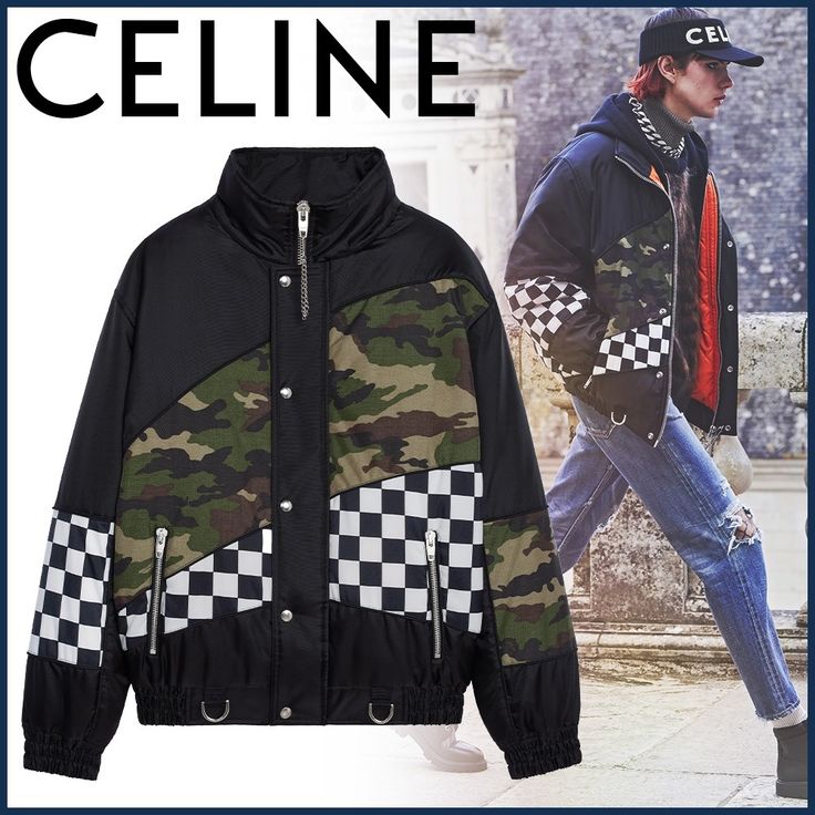 CELINE 2021-22FW Loose jacket in technical fabric (2W403455O.38NO CELINE 2021-22FW Loose jacket in technical fabric (2W403455O.38NO