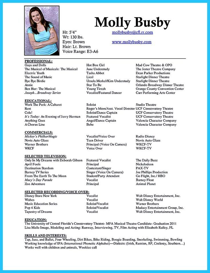nice The Best and Impressive Dance Resume Examples Collections, Check more at http://snefci.org/best-impressive-dance-resume-examples-collections