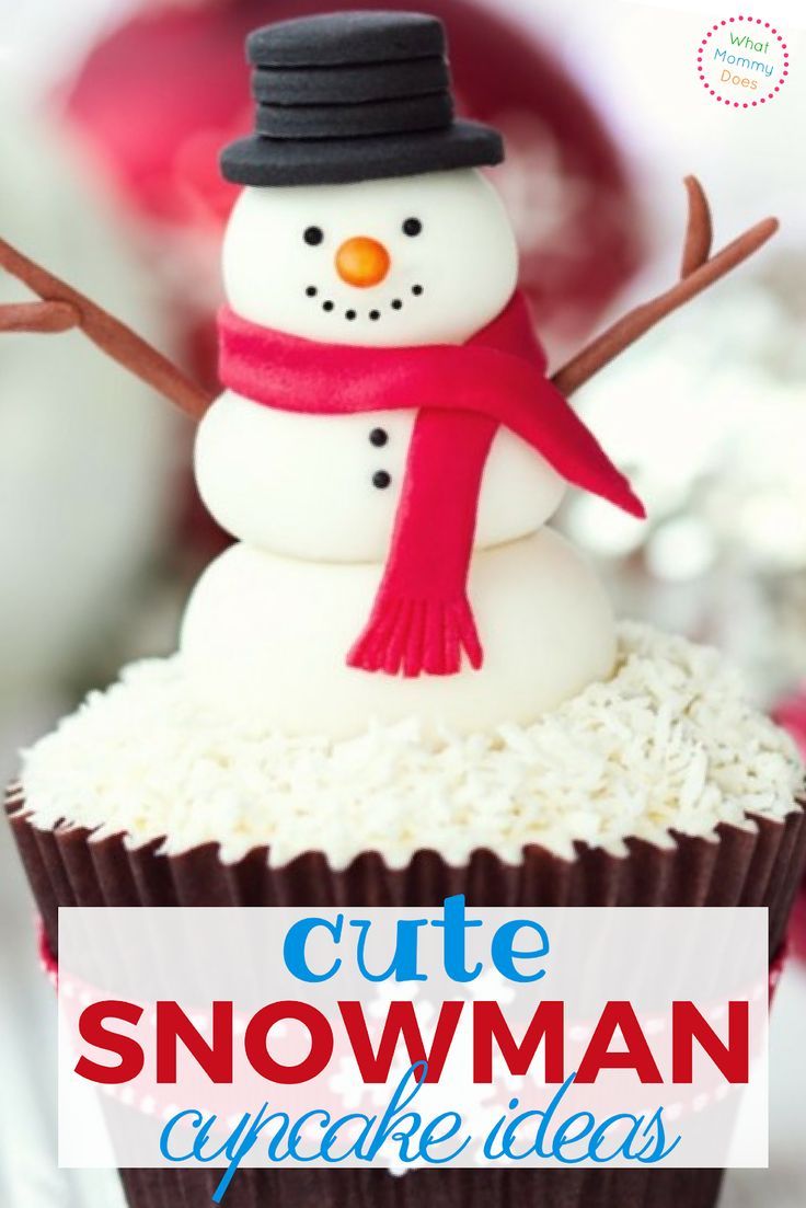 Cute Snowman Cupcake Ideas Cute Snowman Cupcake Ideas