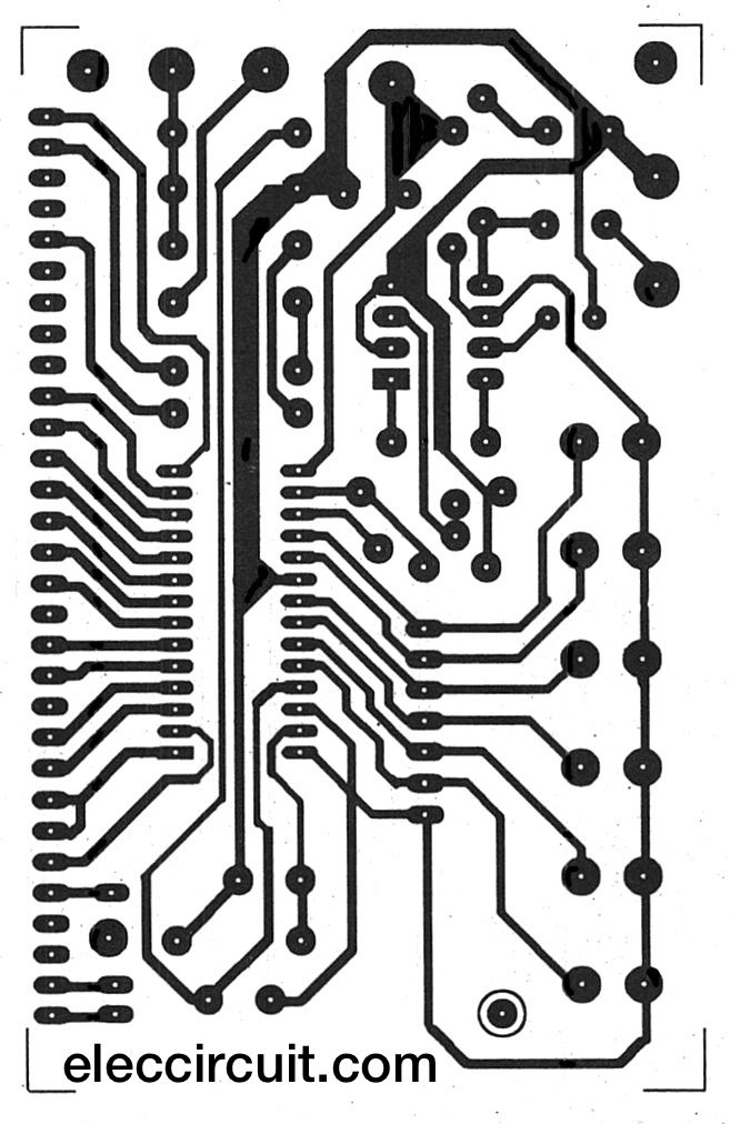LM8560 Digital clock circuit diagram with alarm