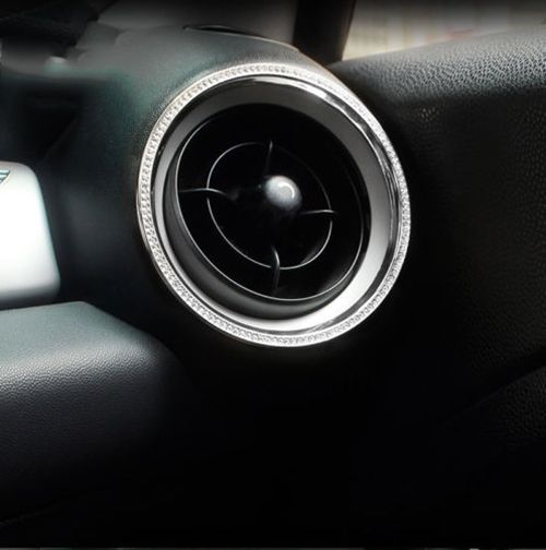 Rhinestone Bling Air Vent Bezel Decor Ring Trim Mini Cooper R60 R61 Mad Hornets Rhinestone Bling Air Vent Bezel Decor Ring Trim Mini Cooper R60 R61 R56