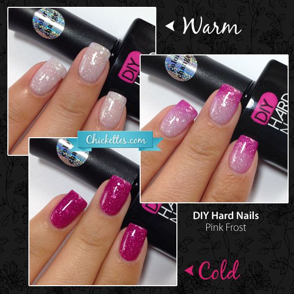 Ettes Review Of Diy Hard Nails Color Changing Polish Pink Ettes Review Of Diy Hard Nails Color Changing Polish Pink Frost Re Pin Nail Exchange In 2018 Pinterest And Gel