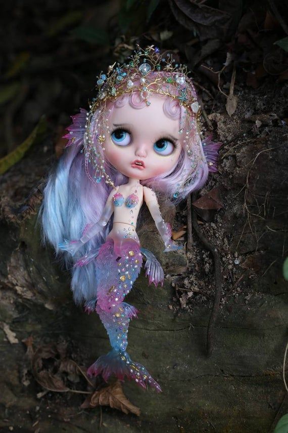 custom, tbl, ooak The Mermaid Blythe