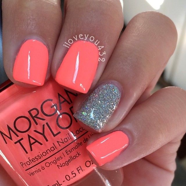 Best 25+ Coral Nails Ideas On Pinterest Spring Nails, Spring Coral and sparkles - Best 25+ Coral Nails Ideas On Pinterest Spring Nails, Spring