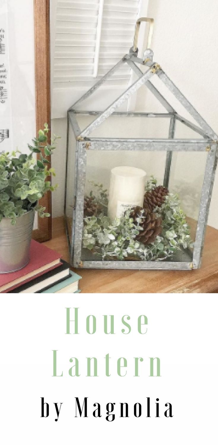 Hearth Hand With Magnolia Galvanized House Lantern Medium
