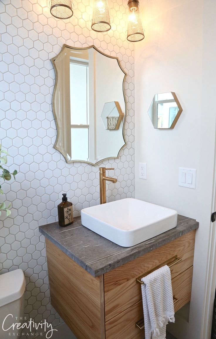 Kleine Gästetoilette Mit Sechskantfliese Preiswerte Fliese Mit - Kleine Gästetoilette Mit Sechskantfliese Preiswerte Fliese Mit