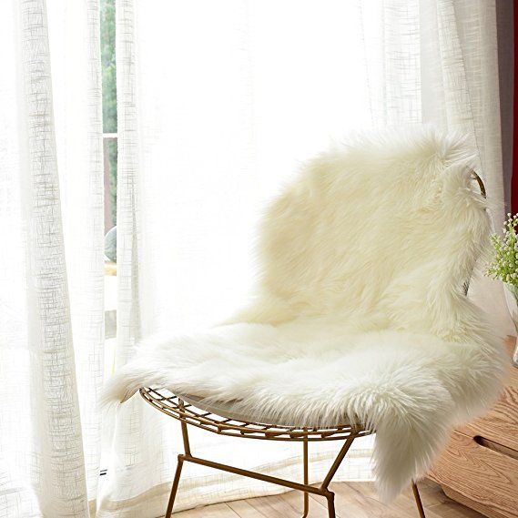 Faux Sheepskin Chair Pad