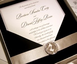 11 Best Extravagant Wedding Invitations Images On Pinterest Black Tie Wedding Invitation
