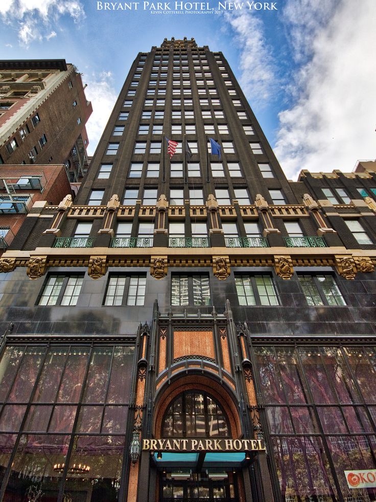 Bryant park hotel New York | Bryant park hotel, Bryant park, American