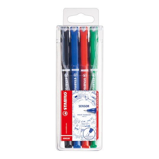 Stabilo Sensor Fineliner Ultra Fine Line Marker Single Pen by Colour