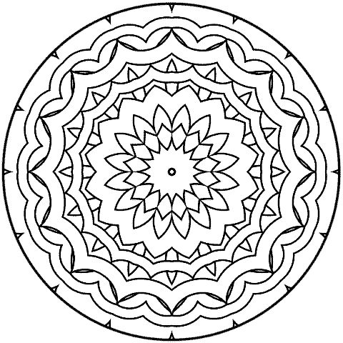 center yourself with mandalas coloring pages