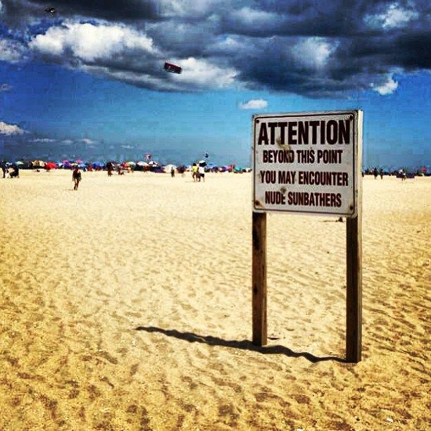 Nudist women beach