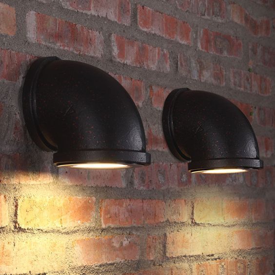 Portentous Useful Ideas: Industrial Lighting Pipe industrial lighting sconce.Ind...