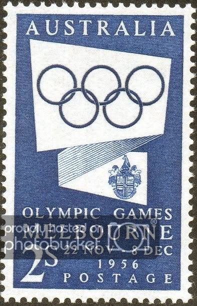 1956. Melbourne Olympic Games. Australian Pre-Decimal Stamps - Stamp Community Forum - Page 9 | Stamp, Olympics, Postage stamps