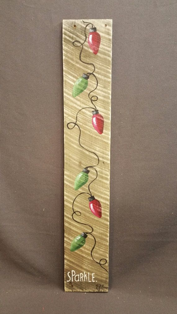 Hand Painted Christmas Decoration GIFTS UNDER Handpainted Red Green Lights Reclaimed Wood Pallet Art Decorations Hand Painted Christmas Decoration GIFTS UNDER Handpainted Red Green Lights Reclaimed Wood Pallet Art Decorations