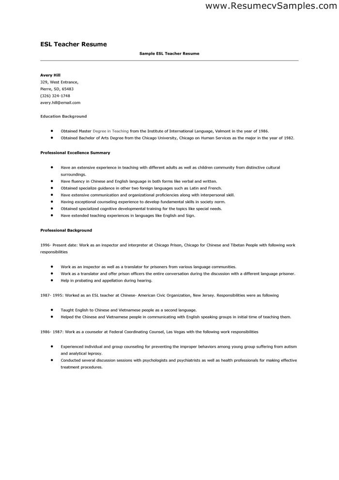 Más de 25 ideas increíbles sobre Teaching english abroad jobs solo - esl teacher resume examples Más de 25 ideas increíbles sobre Teaching english abroad jobs solo - esl teacher resume examples