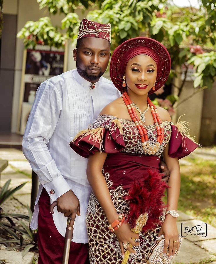 lace dress for nigerian traditional wedding
