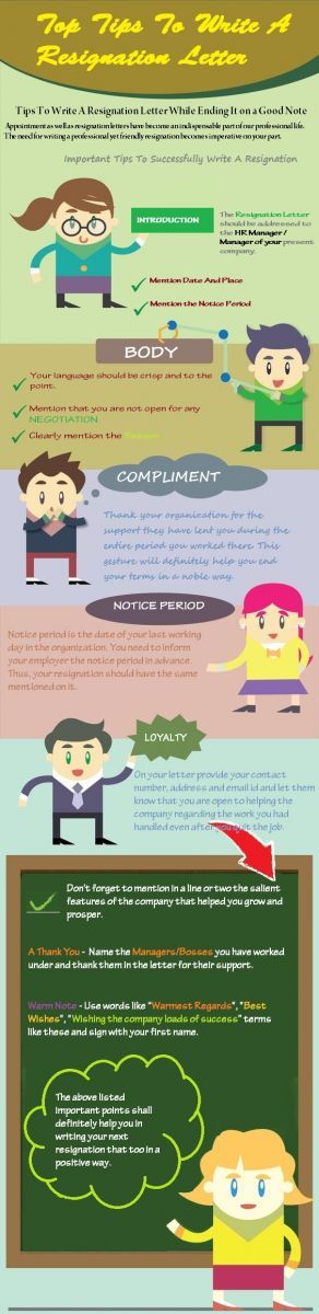 good resignation letter