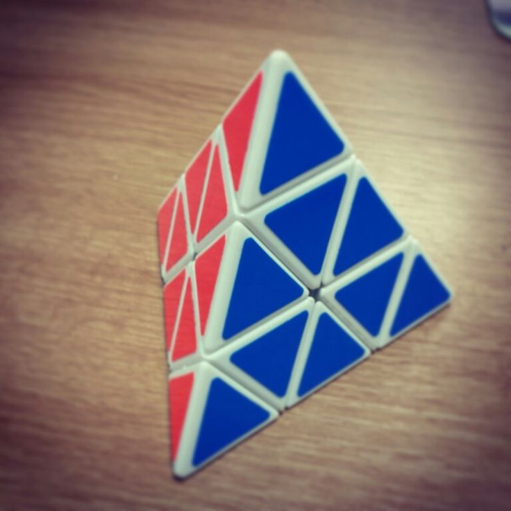 My pyraminx arrived today. Great puzzle and not to bad to solve. Cube