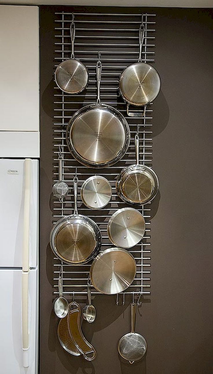 Gorgeous 80 Incredible Hanging Rack Kitchen Decor Ideas coachdecor.com/...