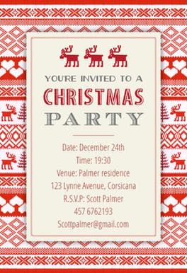 ideas for christmas invitations