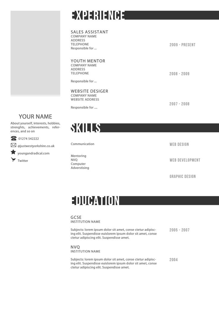 resume template ideas 21 best