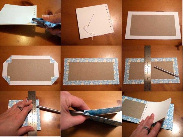 Открытка из двух листов картона