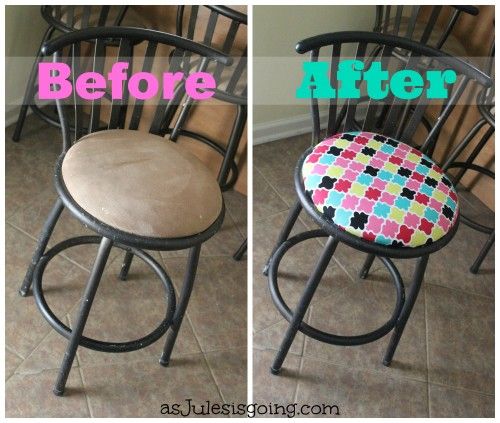 Best 25+ Upholstered Bar Stools Ideas On Pinterest Upholstered Reupholstering Bar Stools for Newbies (before and after) CHEAP and EASY fix or personalize - Best 25+ Upholstered Bar Stools Ideas On Pinterest Upholstered